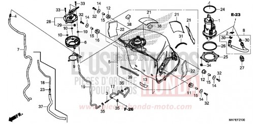 FUEL TANK/FUEL PUMP CBR1000S1K de 2019